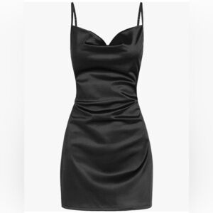 NWT ZAFUL Women's Satin Sleeveless Spaghetti Strap Mini Dress size Medium US 6